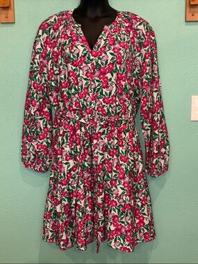 Draper James flora tie waist dress. Size XXL.